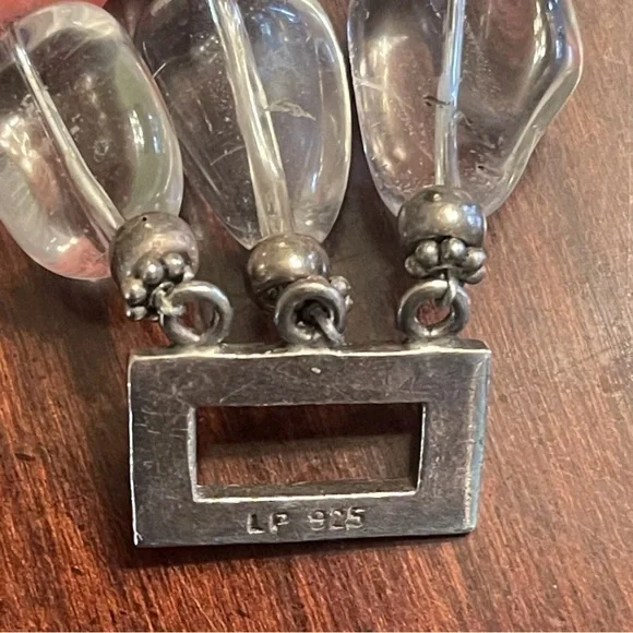 Lilly Pulitzer 3-Strand 18” Beaded Necklace Clear/White/Coral/Jade/Purple LP925 - Picture 6 of 7